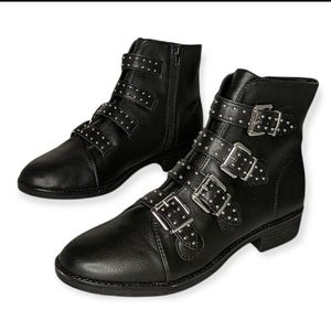 NEW |American Eagle Moto Leather Biker Boots Size 10